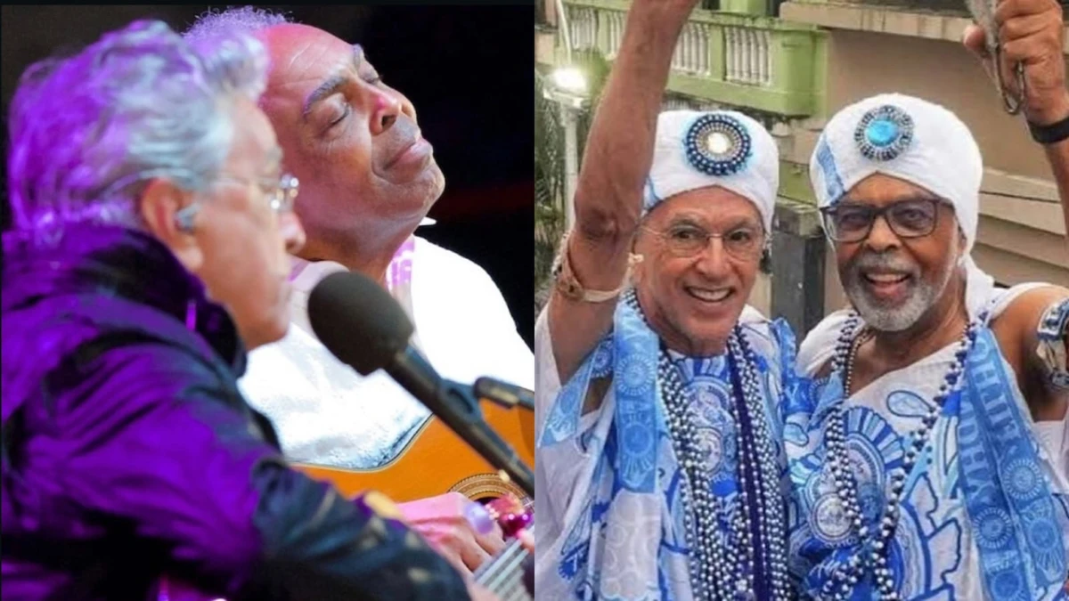 Gilberto Gil homenageia Caetano Veloso pelos 83 anos