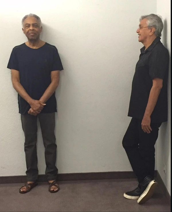 Gilberto Gil homenageia Caetano Veloso pelos 83 anos por Reprodução/Redes Sociais 