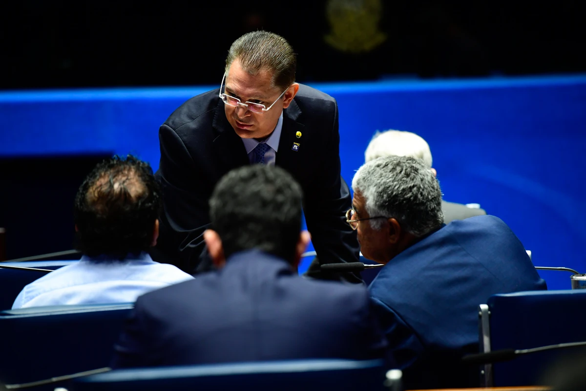 Líder do PL na Câmara, o deputado Sóstenes Cavalcante (PL-RJ) esteve no Senado por Saulo Cruz/Agência Senado