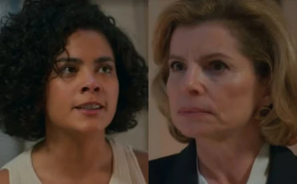 Maria de Fátima (Bella Campos) e Odete Roitman (Debora Bloch)