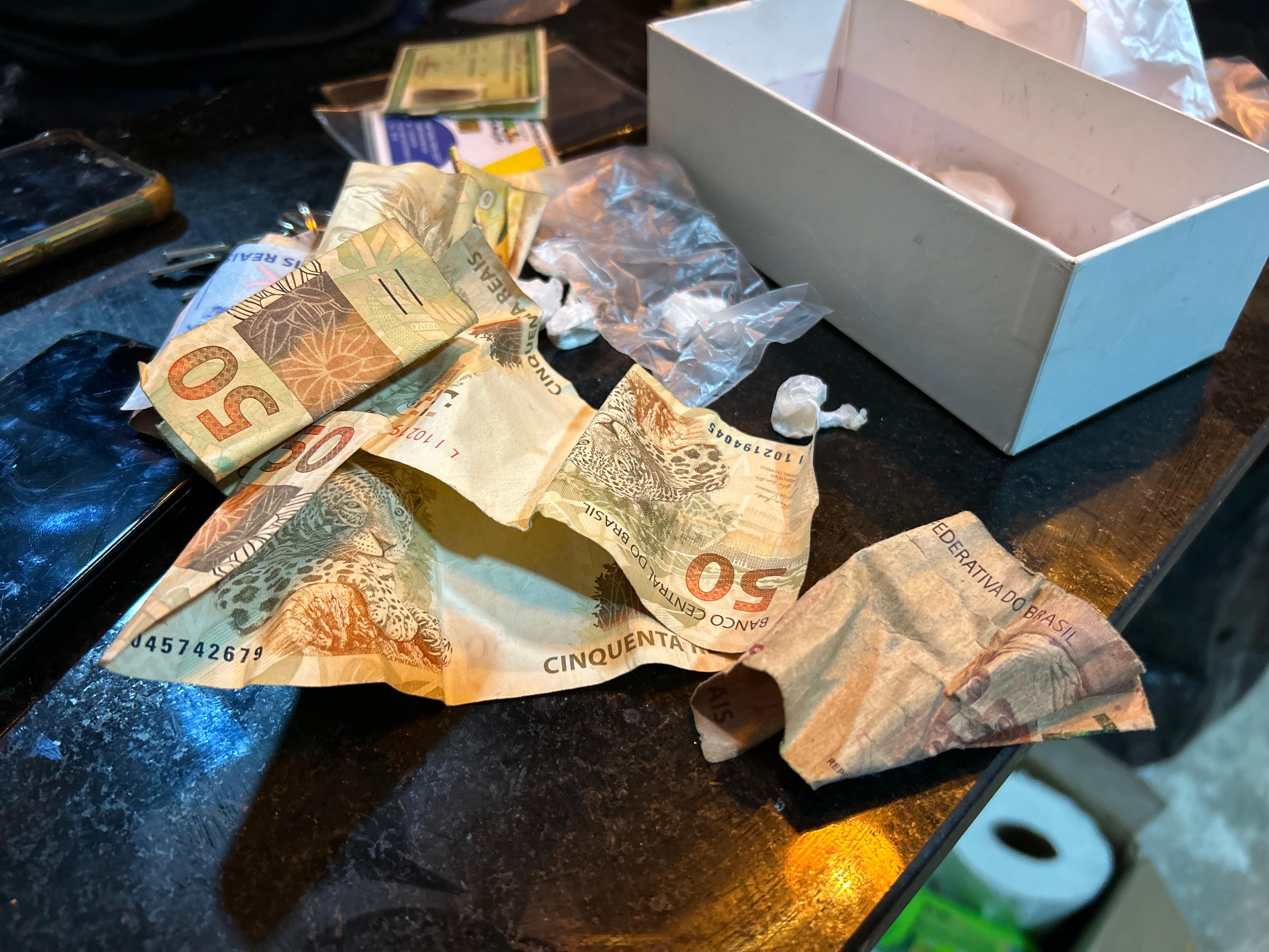 Material apreendido em falso bar por Divulgação
