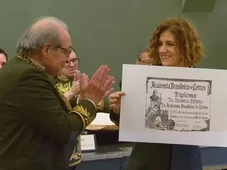 Imagem - Miriam Leitão toma posse na Academia Brasileira de Letras