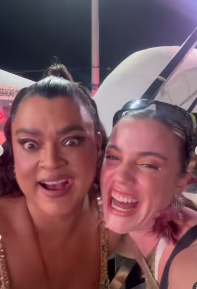 Alice Wegmann passa aniversário de Preta Gil com Fran Gil e Sol de Maria por Reprodução