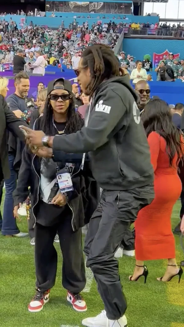 Blue Ivy e Jay-Z por Reprodução