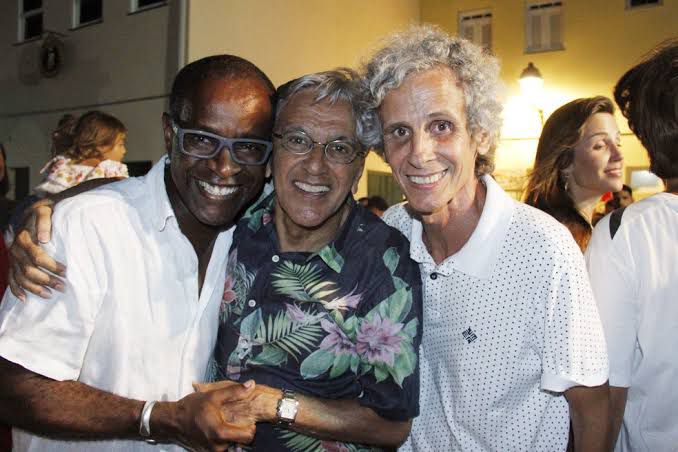 Caetano Veloso no Ensaio do Cortejo Afro  por Reprodução/Redes Sociais 