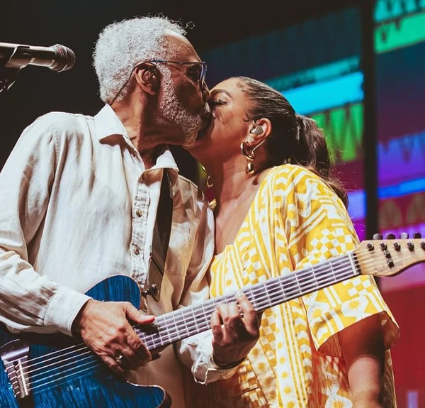 Gilberto Gil postou série de fotos para homenagear Preta Gil por Reprodução/Instagram