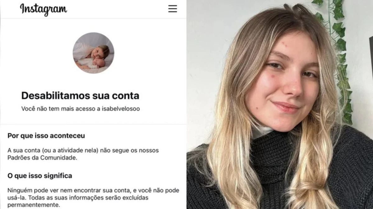 Instagram desativa conta de Isabel Veloso