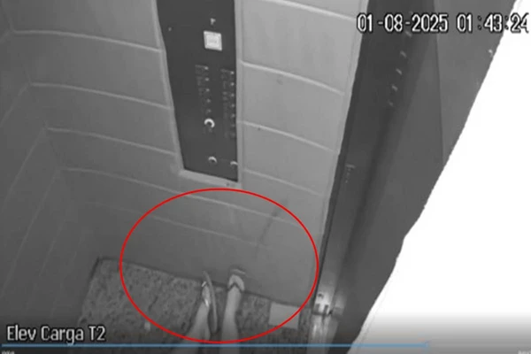 Mulher foi espancada no elevador