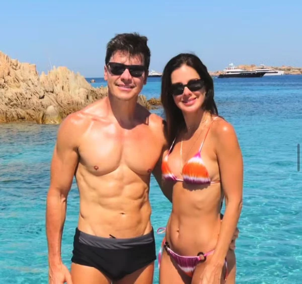 Rodrigo Faro com a mulher, Vera Viel  por Reprodução/Instagram