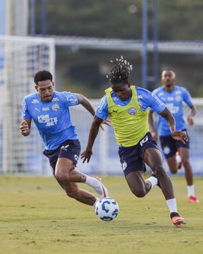 Último treino do Bahia antes de encarar o Fluminense por Reprodução/ X @ecbahia