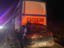Imagem - Acidente com romeiros deixa motorista em estado grave no oeste da Bahia