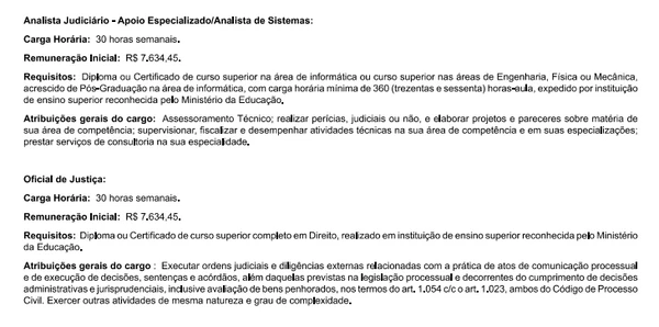 Edital do concurso para o TJ-PE por Reprodução