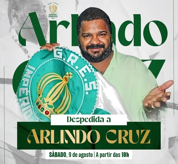 Familiares e amigos já estão na Quadra do Império Serrano para velório de Arlindo Cruz