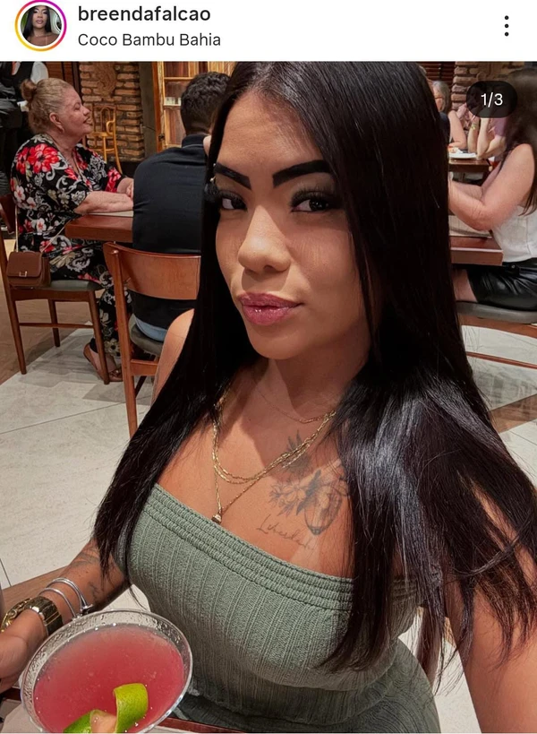 Influenciadora Brenda Falcão tem irmão gêmeo assassinado por Redes sociais