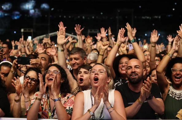 Primeiro show da turnê "Tempo Rei" de Gilberto Gil, em Salvador por Marina Silva/CORREIO