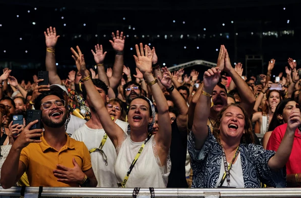 Primeiro show da turnê "Tempo Rei" de Gilberto Gil, em Salvador por Marina Silva/CORREIO