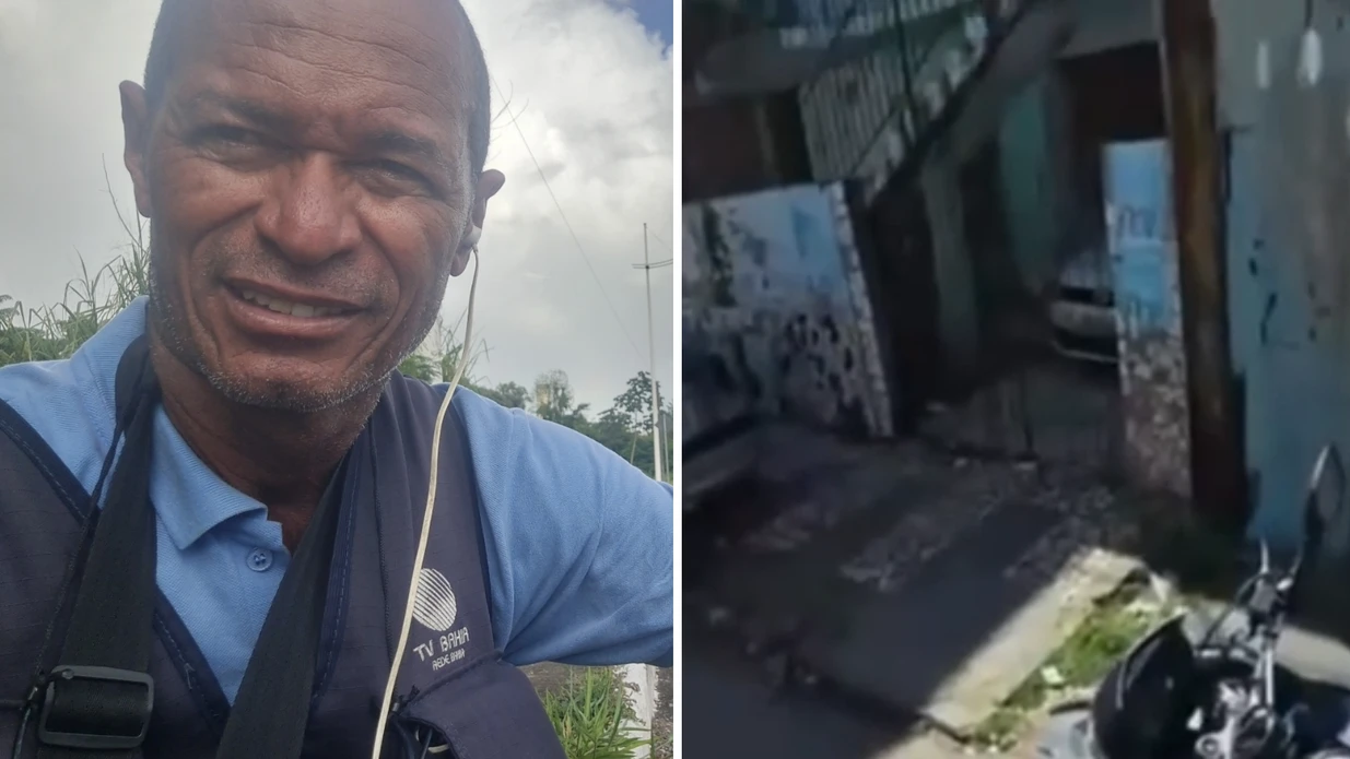 Imagem - Repórter da TV Bahia é ameaçado ao vivo por traficantes no Nordeste de Amaralina