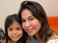 Imagem - Maíra Cardi atualiza estado de saúde da filha após operação