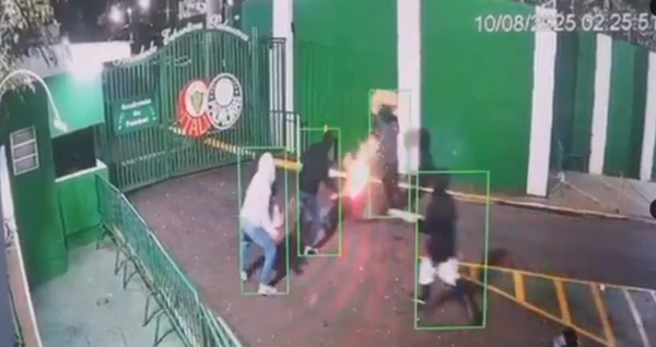 Ataque à Academia de Futebol do Palmeiras por Reprodução
