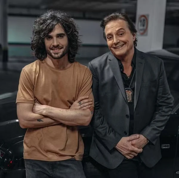 Fiuk e Fábio Jr. por Reprodução