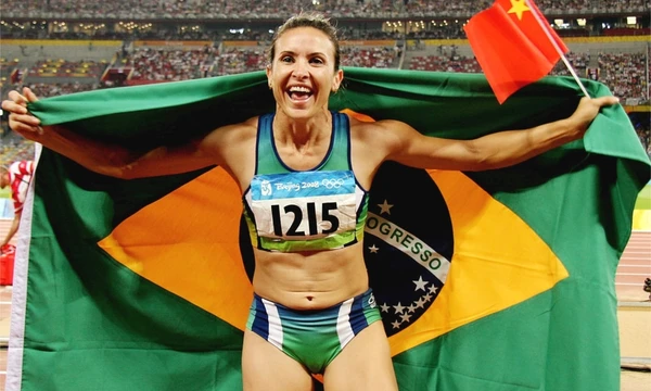 Maurren Maggi, atleta por Reprodução