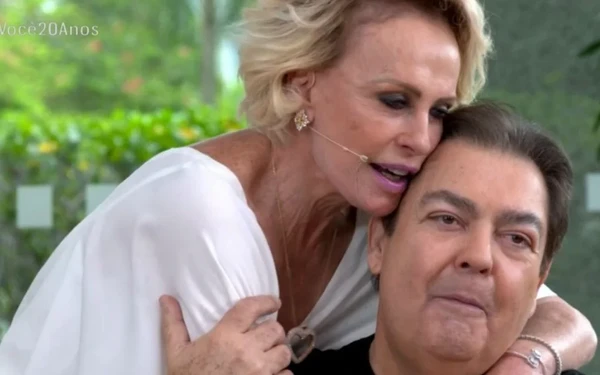 Ana Maria Braga e Faustão por Reprodução