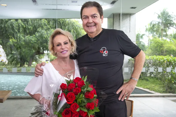 Ana Maria Braga e Faustão por Reprodução