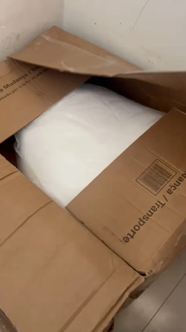 Droga estava em caixas de papelão