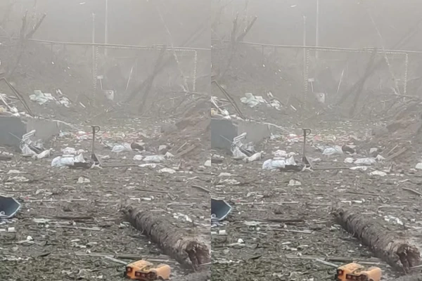 Explosão em Quatro Barras, na Grande Curitiba por Corpo de Bombeiros