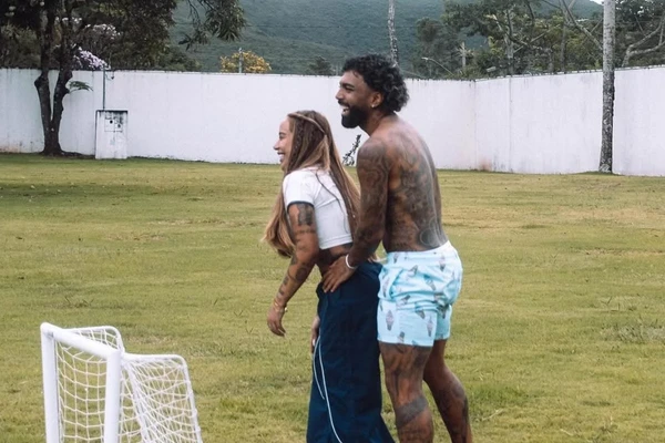 Gabigol e Rafaella por Reprodução