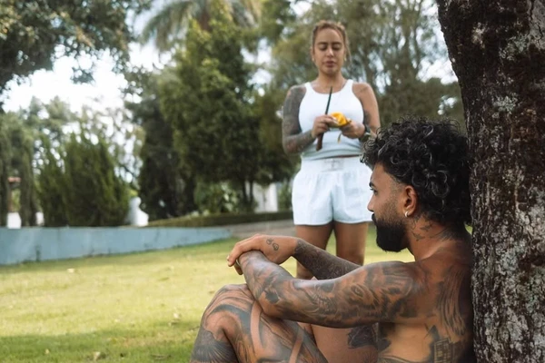 Gabigol e Rafaella por Reprodução