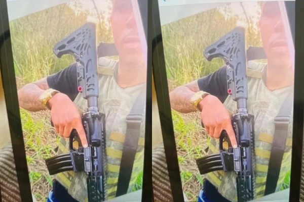 Imagens do suspeito divulgadas pela SSP-BA por Reprodução
