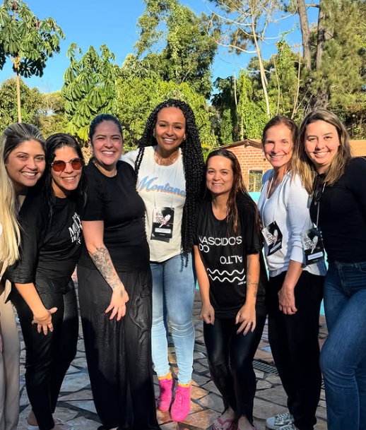 Natália Deodato em retiro evangélico por Reprodução / Instagram
