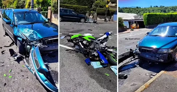 Acidente envolvendo Mercedes Valentine por Reprodução/Instagram