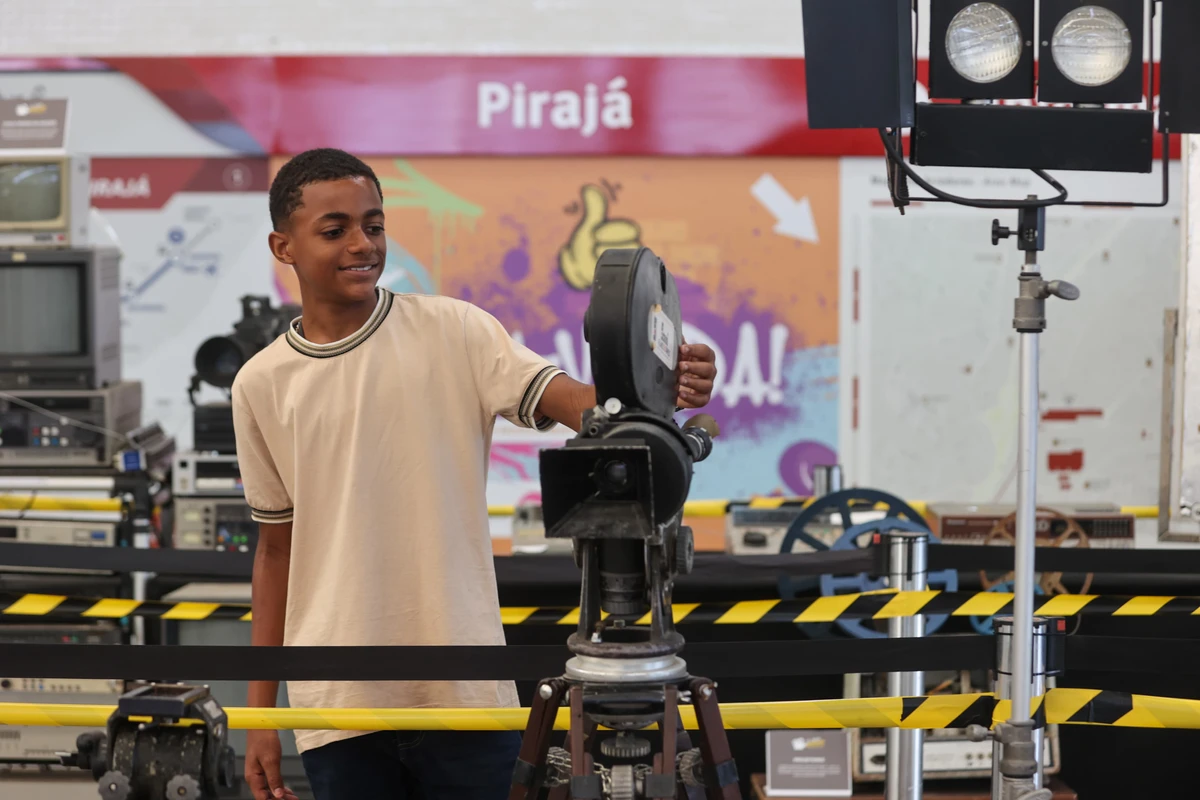 Alef Carvalho Dias, estudante, visitou a exposição