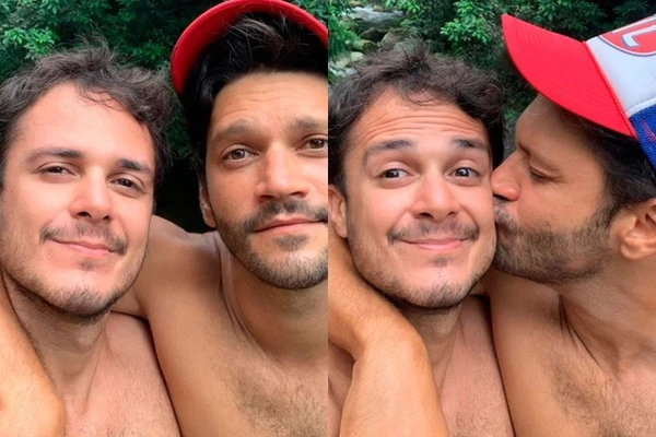 Armando Babaioff e Victor Novaes  por Reprodução/Instagram