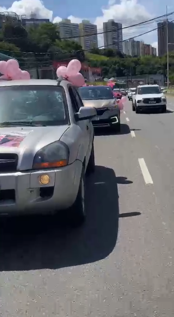 Buzinaço em homenagem a Lysandra Soares por Arquivo pessoal