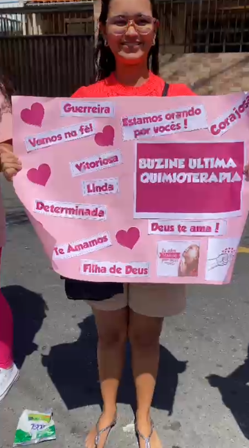 Buzinaço em homenagem a Lysandra Soares por Arquivo pessoal