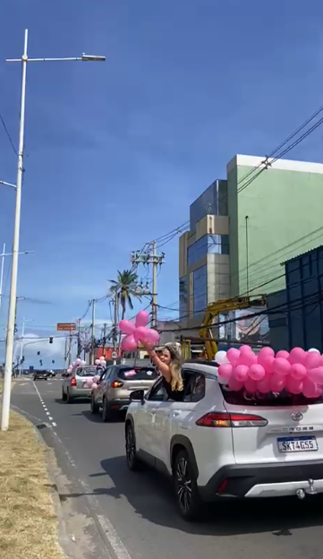 Buzinaço em homenagem a Lysandra Soares por Arquivo pessoal