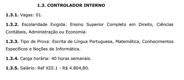 Detalhes sobre vagas do concurso em SP por Captura de tela 
