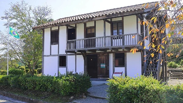 Imigrantes costruiram casas no estilo tradicional japonês