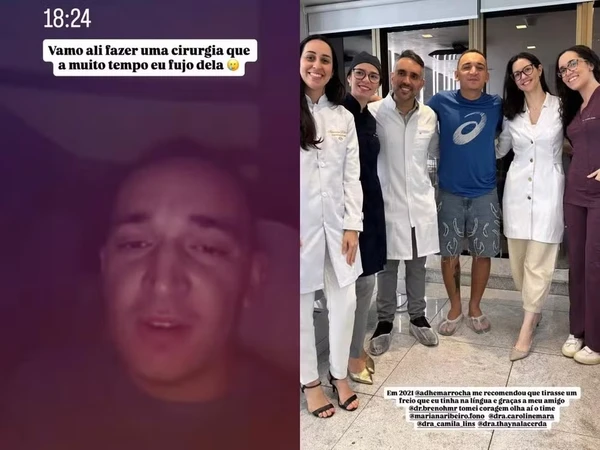 João Gomes faz cirurgia na língua por Reprodução/Instagram