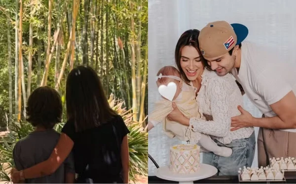 Luan Santana e Sandy mantêm filhos longe dos holofotes