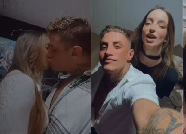 Lukas Oliveira com a namorada por Reprodução/Redes Sociais 