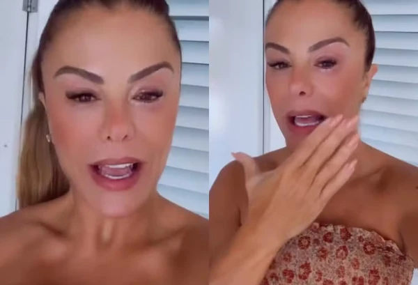 Poliana Rocha com olho inchado por Reprodução/Instagram