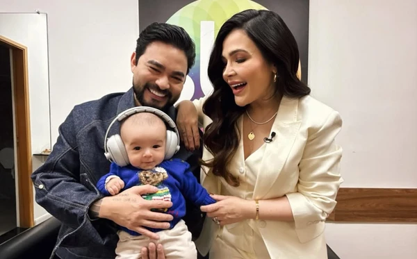 Yudi, Mila Braga e o filho