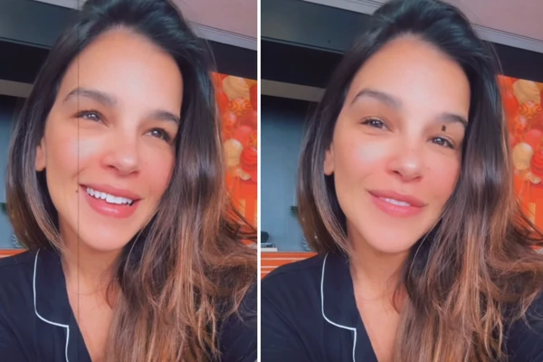 Mariana Rios fez vídeo para o filho sobre o nome dele: 'Palo' por Reprodução / Instagram