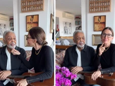 Imagem - Gilberto Gil aparece abatido para divulgar retorno de 'Tempo Rei' a Salvador: 'Nunca vi ele assim'