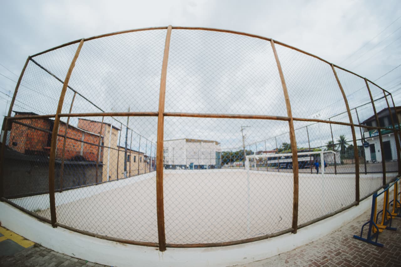 Academia da Saúde e Campo de Areia da Praça da III etapa da Urbis em São Sebastião do Passé por Divulgação/Ascom Pref. Bastião
