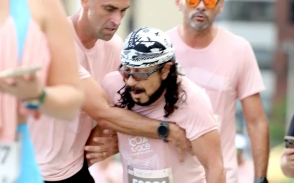 Bell passou mal em corrida